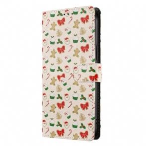 Flip Case Leren Xiaomi 17 Kerst