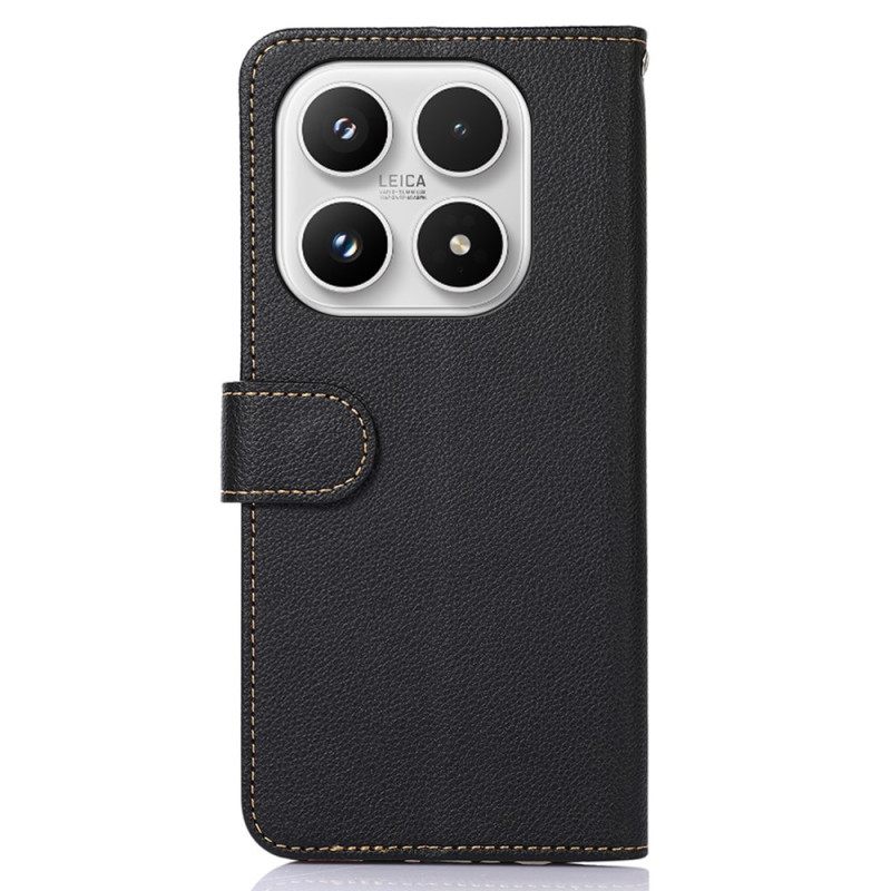 Flip Case Leren Xiaomi 17 Khazneh Tweekleurig