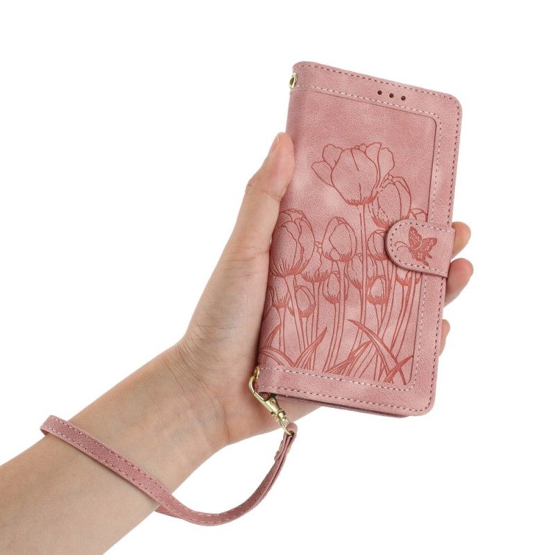 Flip Case Leren Xiaomi 17 Portemonnee Met 5 Kaartsleuven