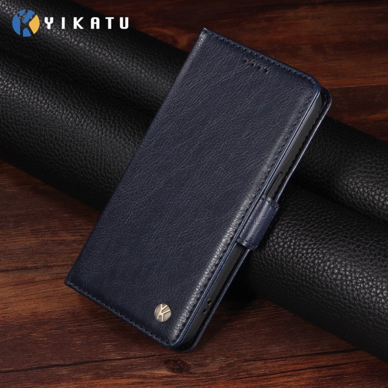 Flip Case Leren Xiaomi 17 Yikatu Vintage Design