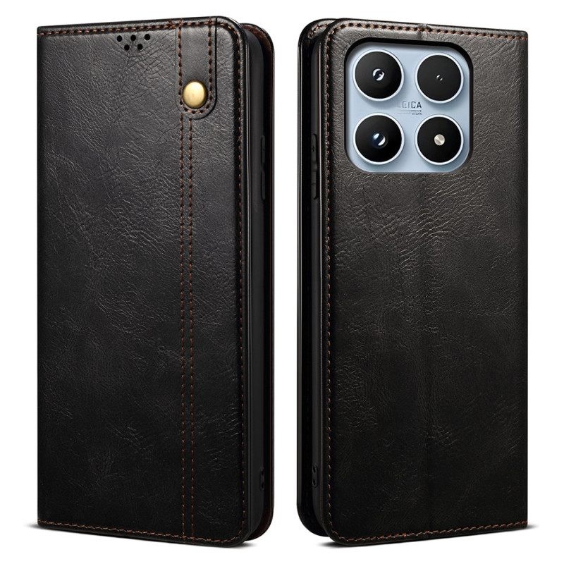 Folio-hoesje Xiaomi 17 Gewaxt Kunstleer