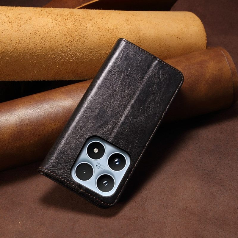 Folio-hoesje Xiaomi 17 Gewaxt Kunstleer