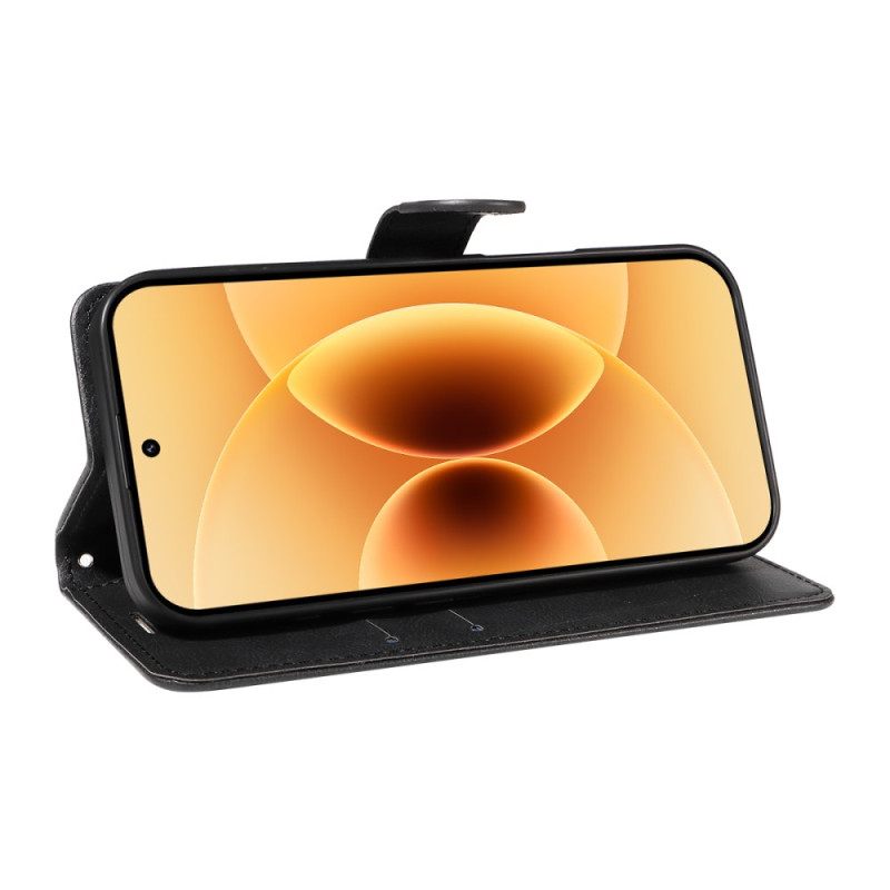 Folio-hoesje Xiaomi 17 Telefoonhoesje Effen Kunstleer