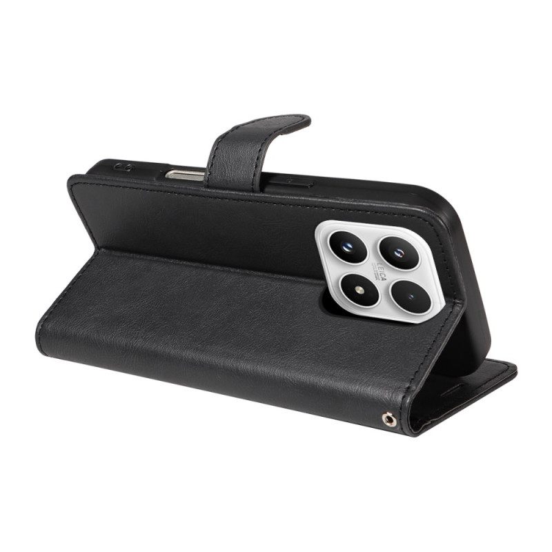 Folio-hoesje Xiaomi 17 Telefoonhoesje Effen Kunstleer