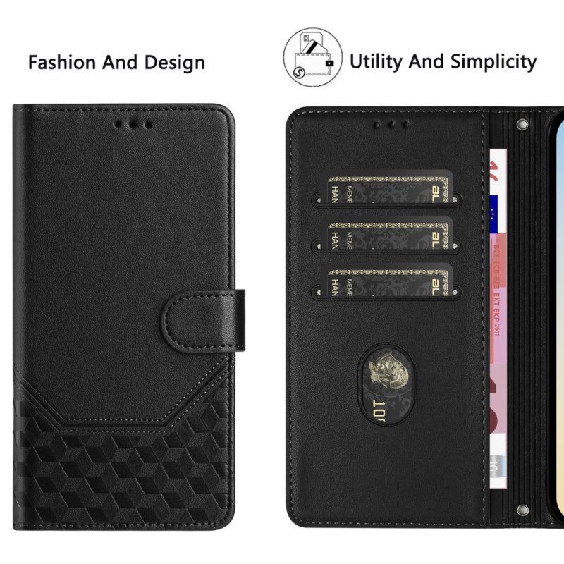 Folio-hoesje Xiaomi 17 Telefoonhoesje Honingraatpatroon