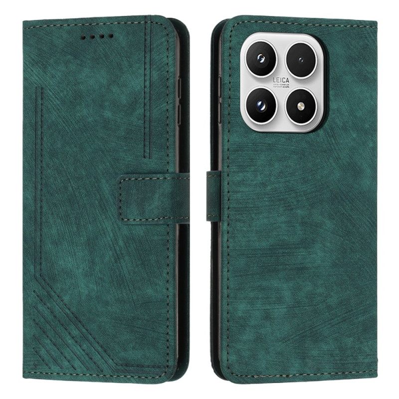 Folio-hoesje Xiaomi 17 Telefoonhoesje Retro Design