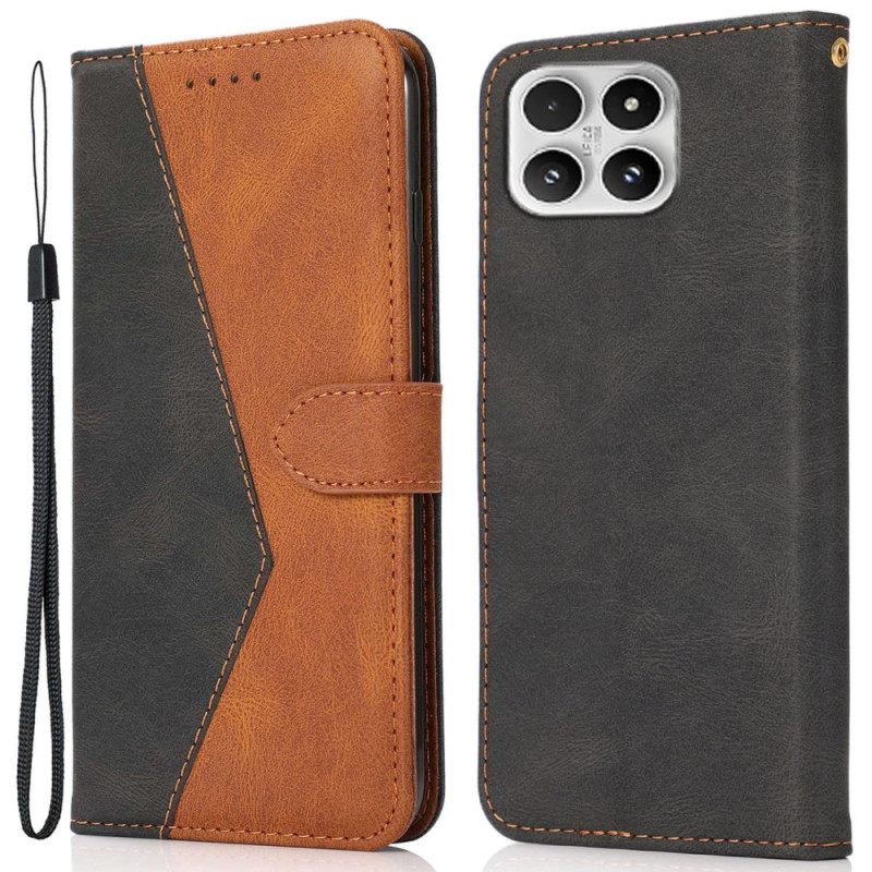 Folio-hoesje Xiaomi 17 Tweekleurig