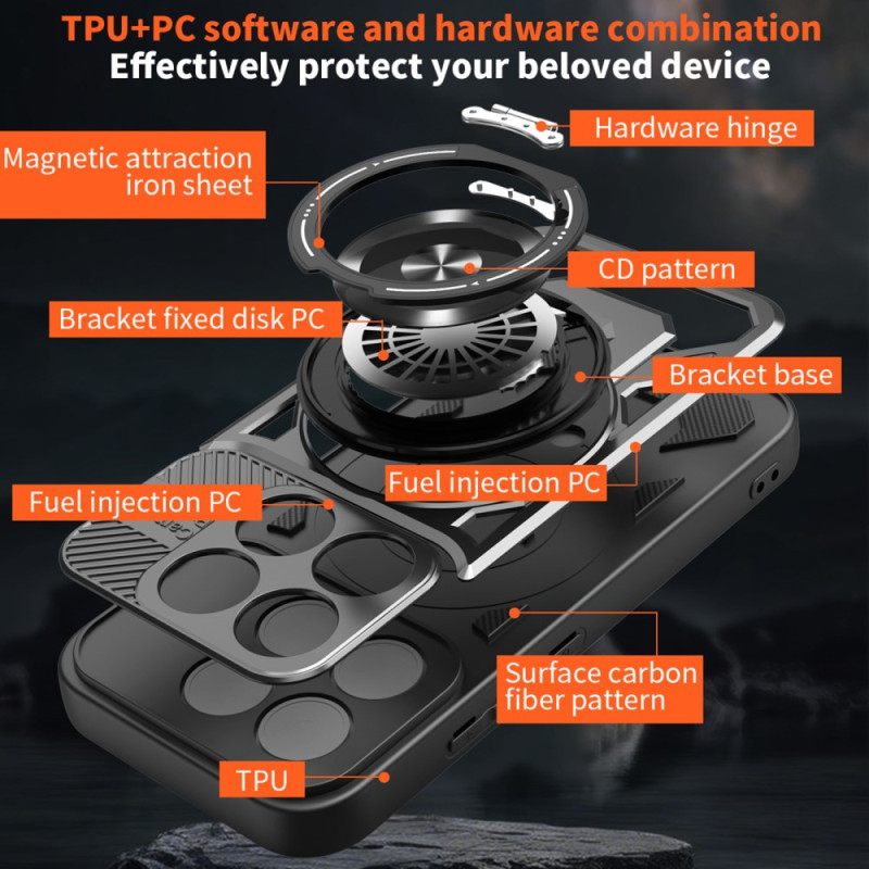 Hoesje Voor Xiaomi 17 Magnetisch Met Draaibare Standaard