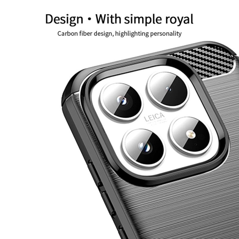 Hoesje Xiaomi 17 Geborsteld Koolstofvezel