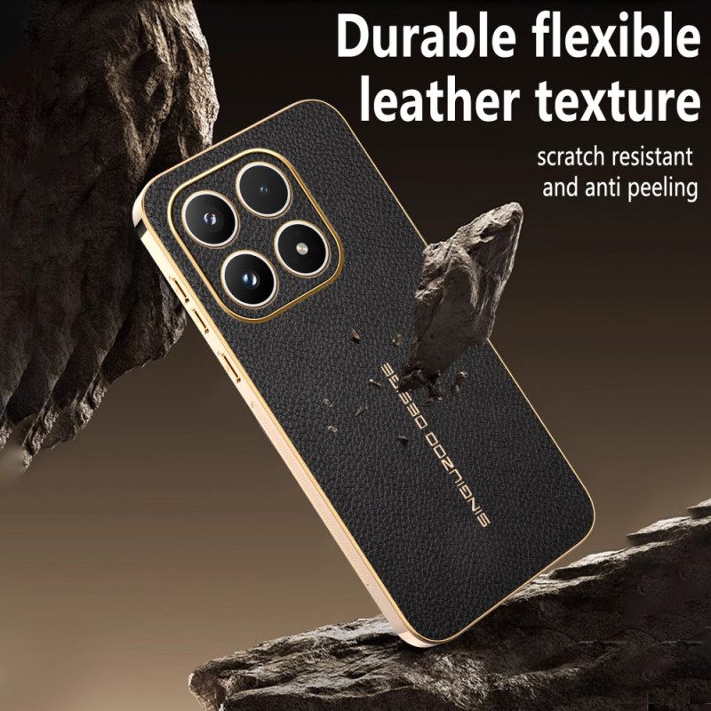 Hoesje Xiaomi 17 Krasbestendige Lychee-textuur