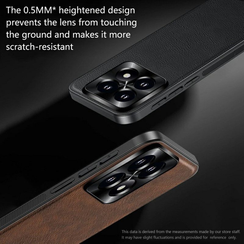 Hoesje Xiaomi 17 Lederlook Bescherming Hoesje