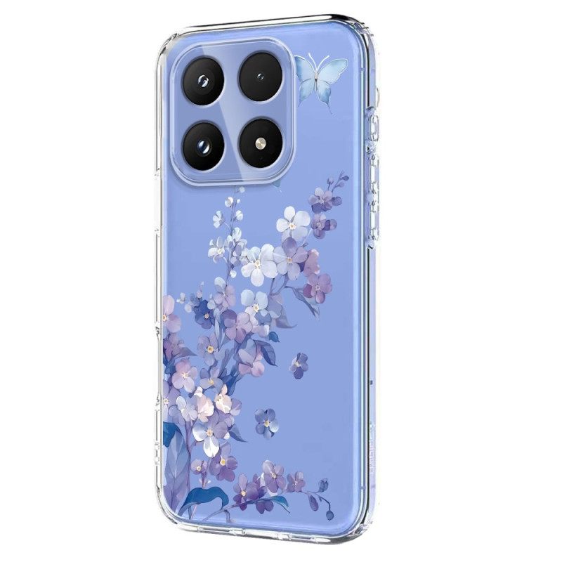 Hoesje Xiaomi 17 Vlinders En Bloemen Bescherming Hoesje