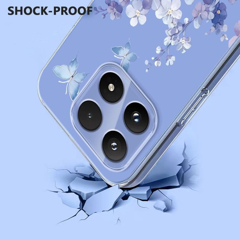 Hoesje Xiaomi 17 Vlinders En Bloemen Bescherming Hoesje
