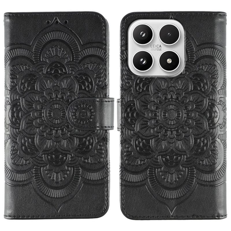 Leren Hoesje Voor Xiaomi 17 Mandala-patroon