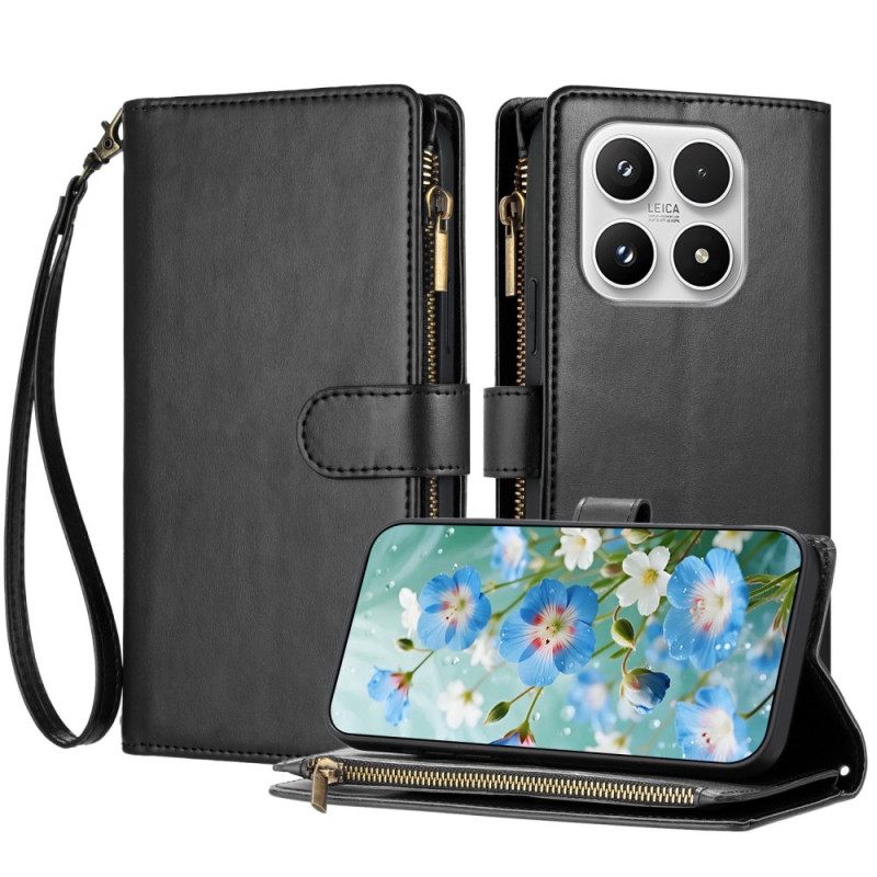 Leren Hoesje Voor Xiaomi 17 Portemonnee Met Riem