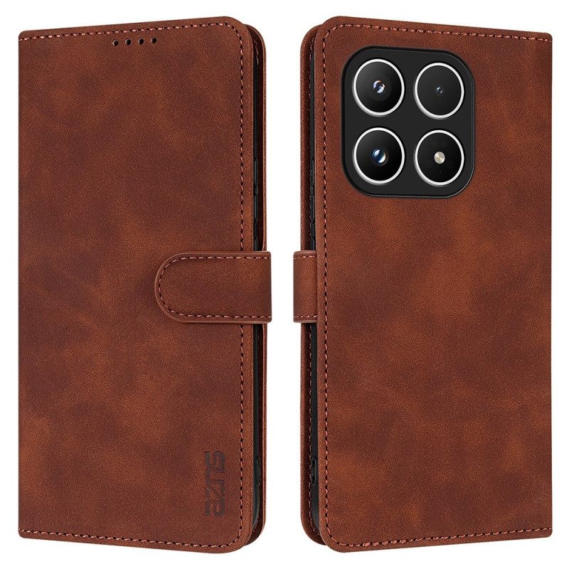 Leren Hoesje Voor Xiaomi 17 Suède-effect Azns