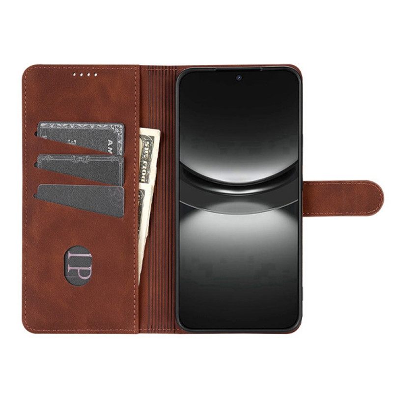 Leren Hoesje Voor Xiaomi 17 Suède-effect Azns