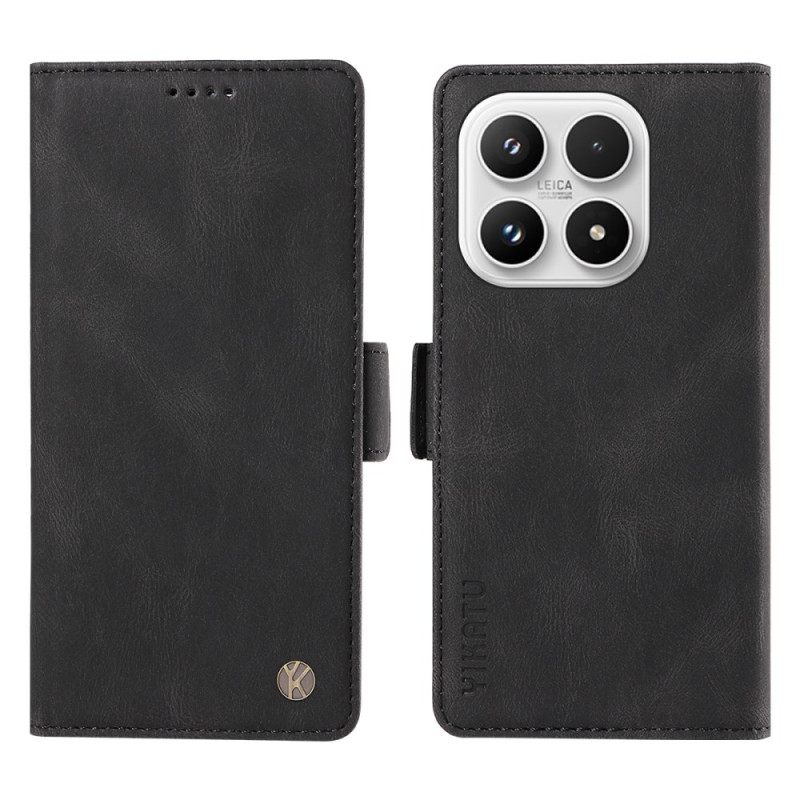 Leren Hoesje Voor Xiaomi 17 Yikatu Suède-effect