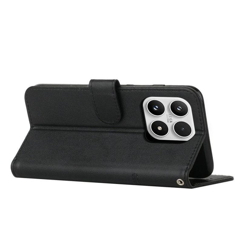 Leren Hoesje Voor Xiaomi 17 Zakelijke Stijl