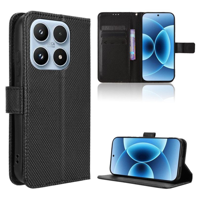 Leren Hoesje Xiaomi 17 Gestructureerd Kunstleer Bescherming Hoesje