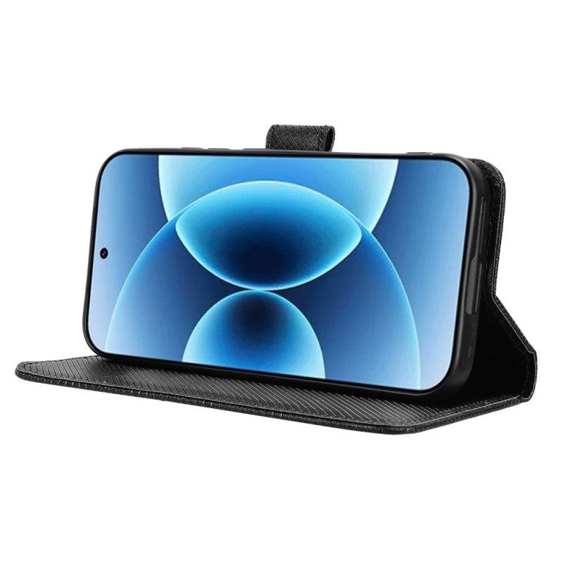 Leren Hoesje Xiaomi 17 Gestructureerd Kunstleer Bescherming Hoesje