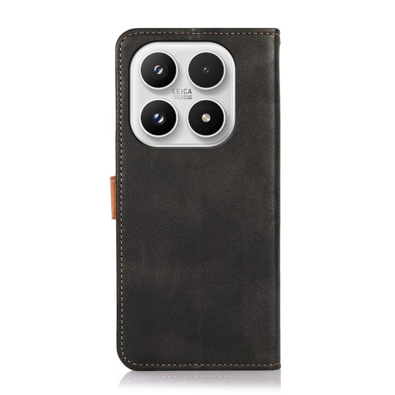 Leren Hoesje Xiaomi 17 Khazneh Gouden Sluiting Bescherming Hoesje