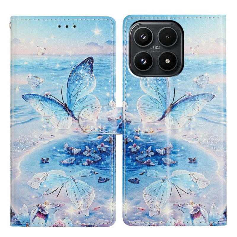 Leren Hoesje Xiaomi 17 Oceaanvlinder
