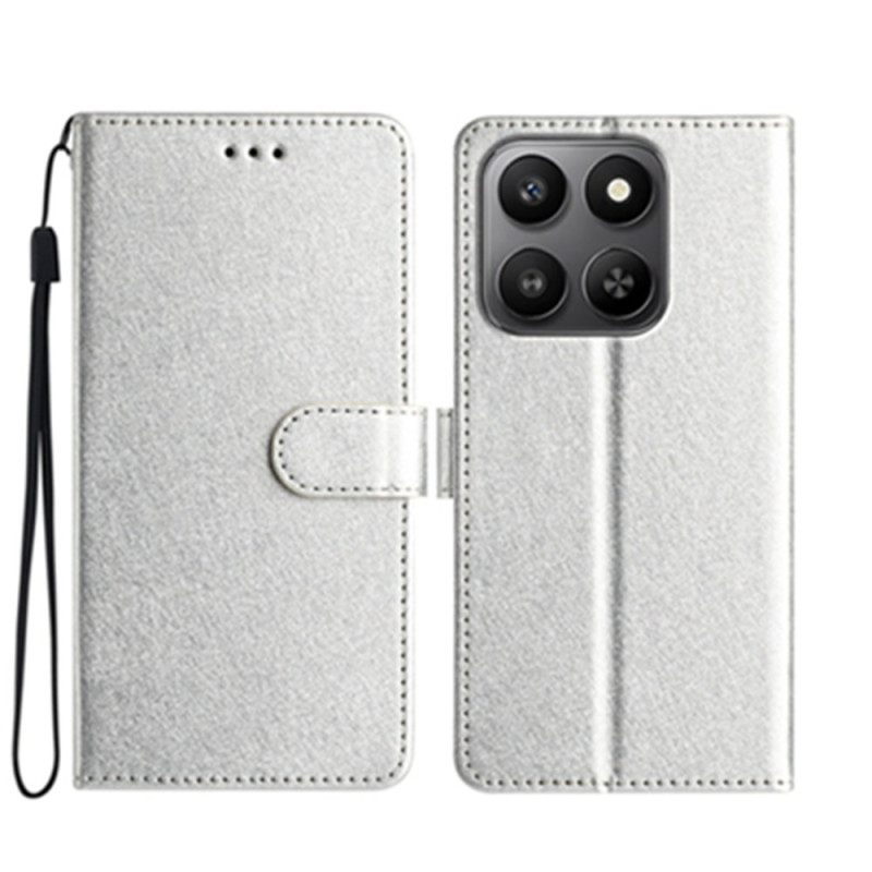 Leren Hoesje Xiaomi 17 Zijdetextuur