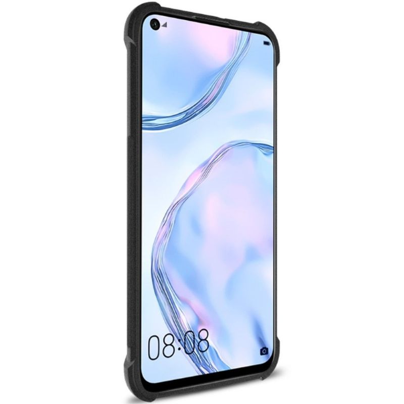 Hoesje voor Huawei P40 Lite Klasse Protect - Mat Zwart