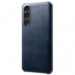 Case Hoesje Sony Xperia 1 Vii Telefoonhoesje Leer Effect