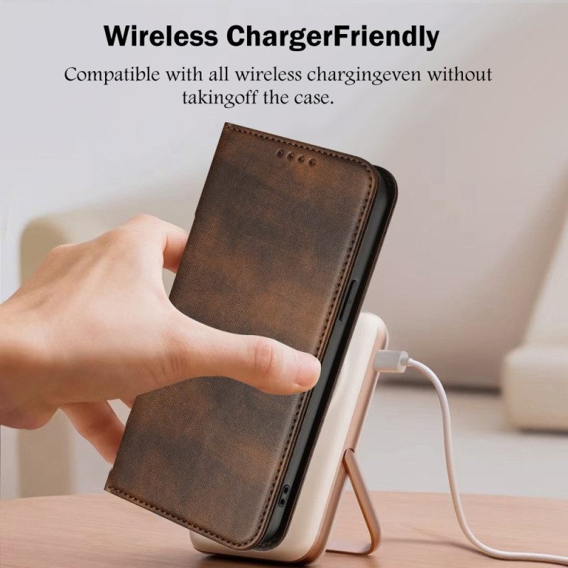 Folio-hoesje Sony Xperia 1 Vii Rfid-bescherming Retro Design