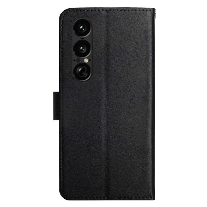 Folio-hoesje Sony Xperia 1 Vii Telefoonhoesje Nappaleer