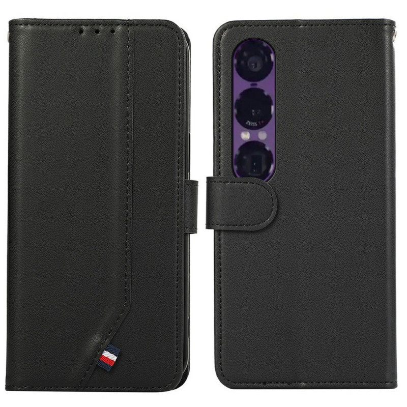 Folio-hoesje Sony Xperia 1 Vii Telefoonhoesje Rfid-bescherming