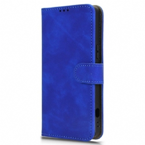 Folio-hoesje Sony Xperia 1 Vii Telefoonhoesje Suède-effect