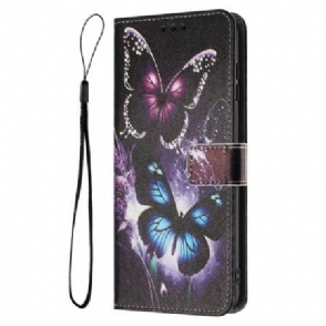 Folio-hoesje Sony Xperia 1 Vii Twee Vlinders