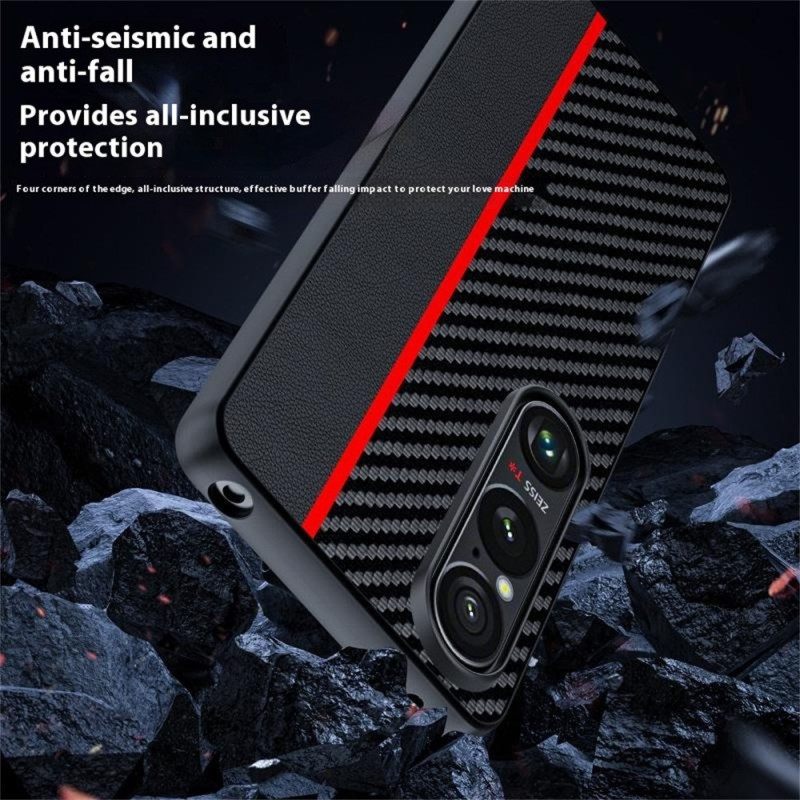 Hoesje Sony Xperia 1 Vii Koolstofvezel