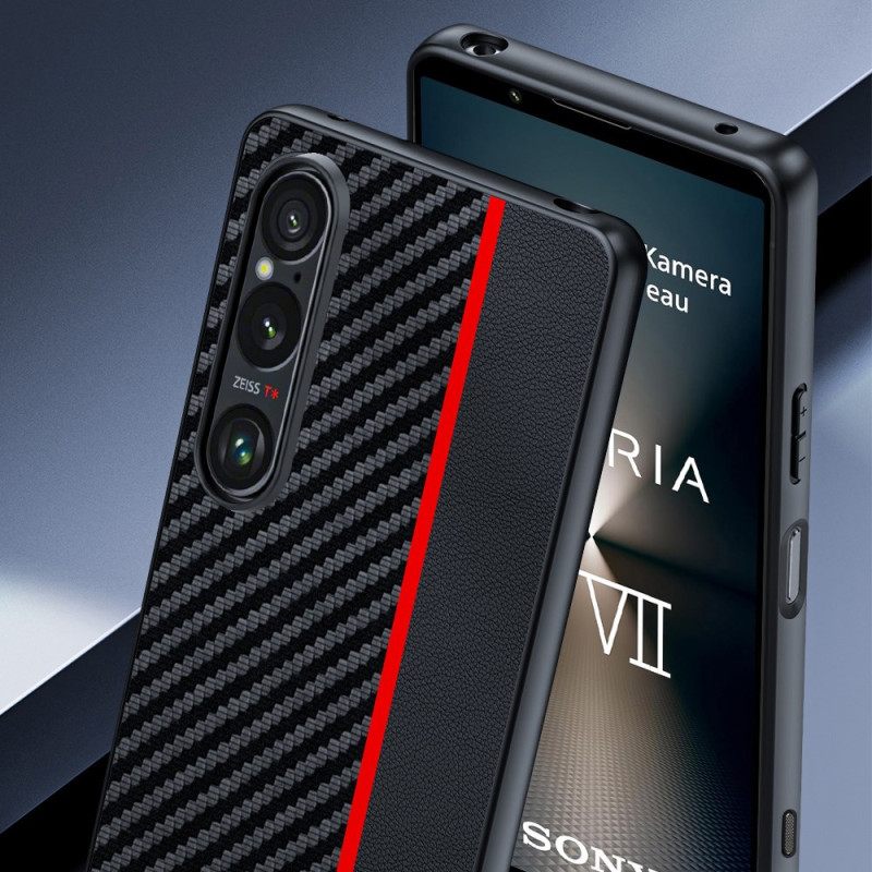 Hoesje Sony Xperia 1 Vii Koolstofvezel