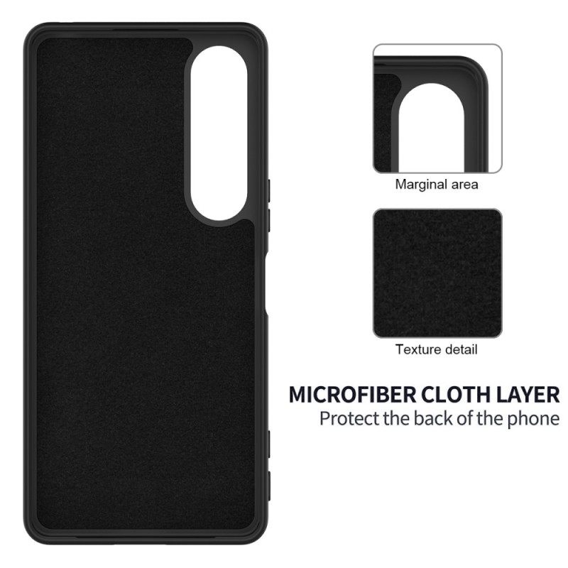 Hoesje Sony Xperia 1 Vii Siliconen Met Koord