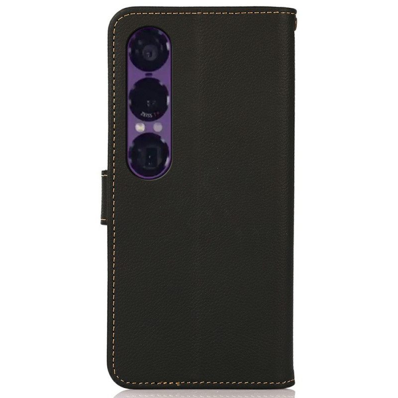 Leren Hoesje Sony Xperia 1 Vii Khazneh Bescherming Hoesje