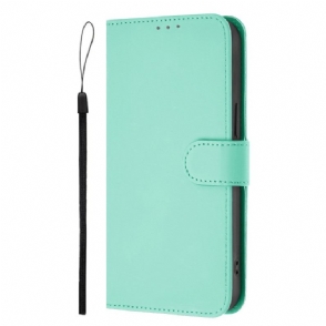 Leren Hoesje Sony Xperia 1 Vii Monochroom Bescherming Hoesje