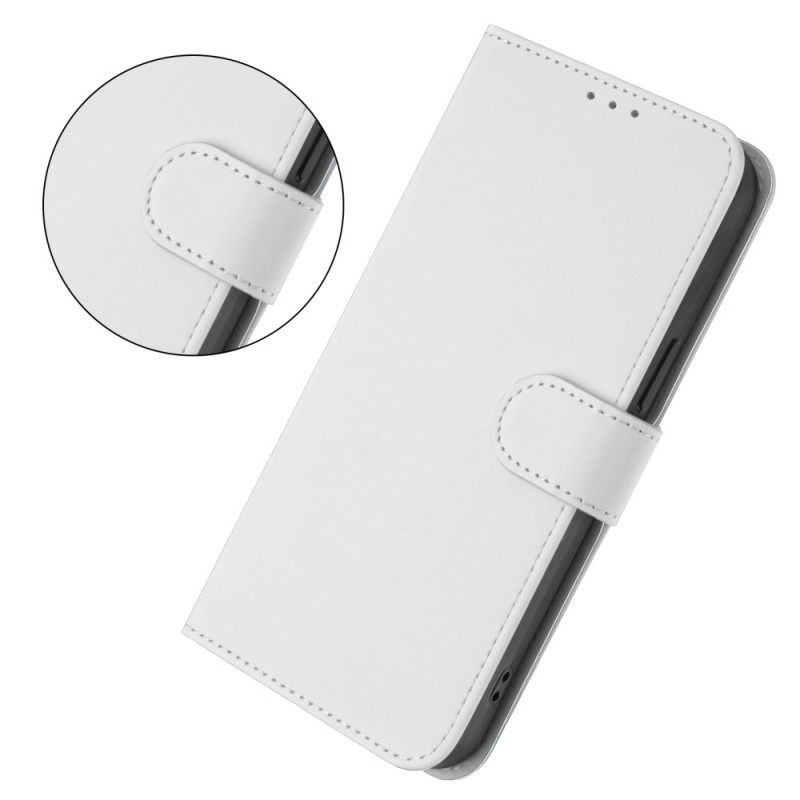 Leren Hoesje Sony Xperia 1 Vii Monochroom Bescherming Hoesje