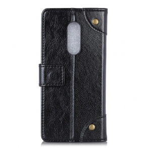 Cover voor OnePlus 8 Simon Kunstleer Kaarthouder