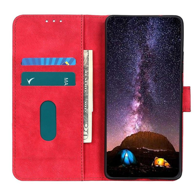 Flip Case voor OnePlus 8 Vintage-ondersteuningsfunctie