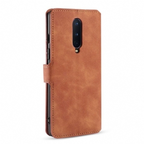 Folio-hoesje voor OnePlus 8 Dg Ming Retro Stijl