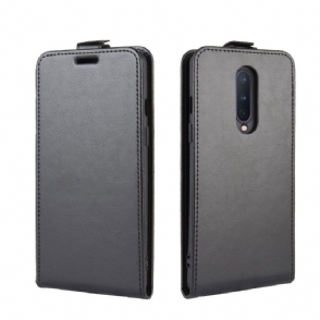 Leren Hoesje voor OnePlus 8 Folio-hoesje Kunstleer Verticaal