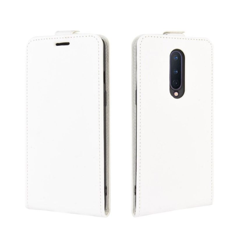 Leren Hoesje voor OnePlus 8 Folio-hoesje Kunstleer Verticaal
