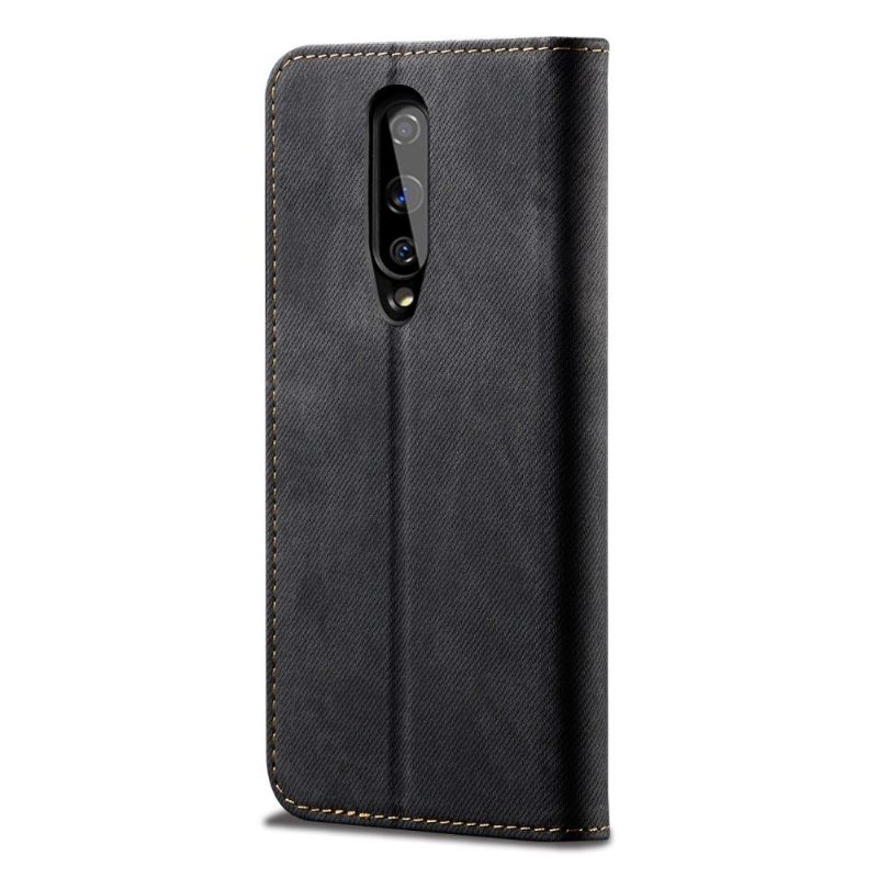 Leren Hoesje voor OnePlus 8 La Giulia Kunstleer Jeansstijl