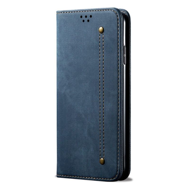 Leren Hoesje voor OnePlus 8 La Giulia Kunstleer Jeansstijl