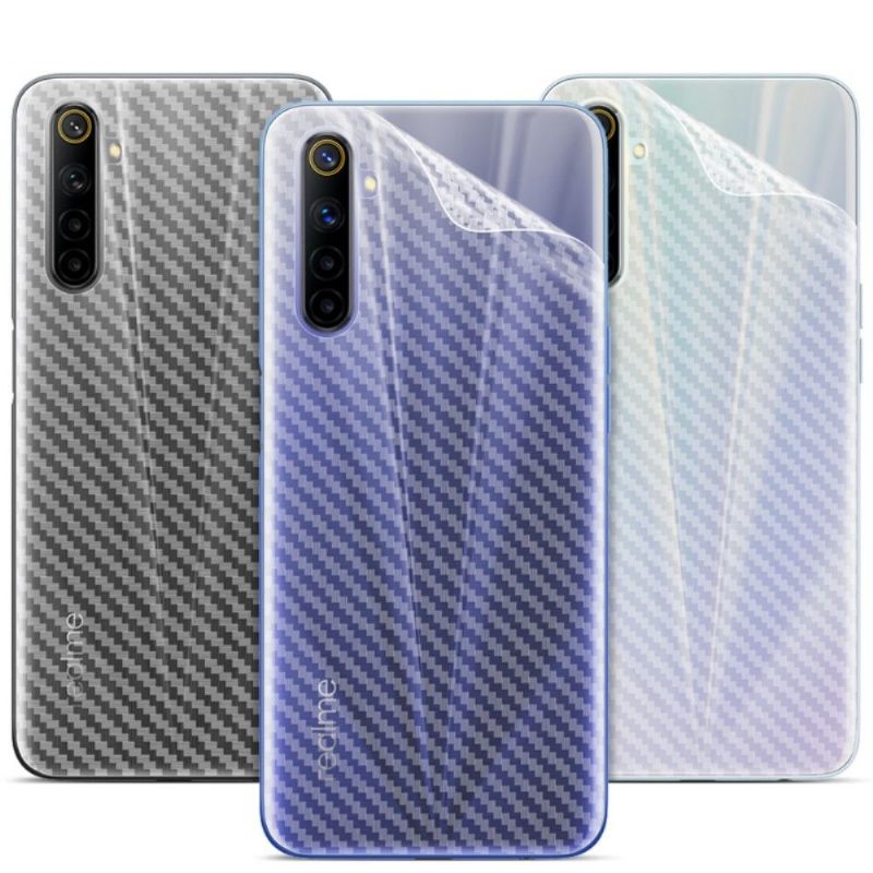 Carbon Achterste Films Voor Realme 6 (2 Stuks)