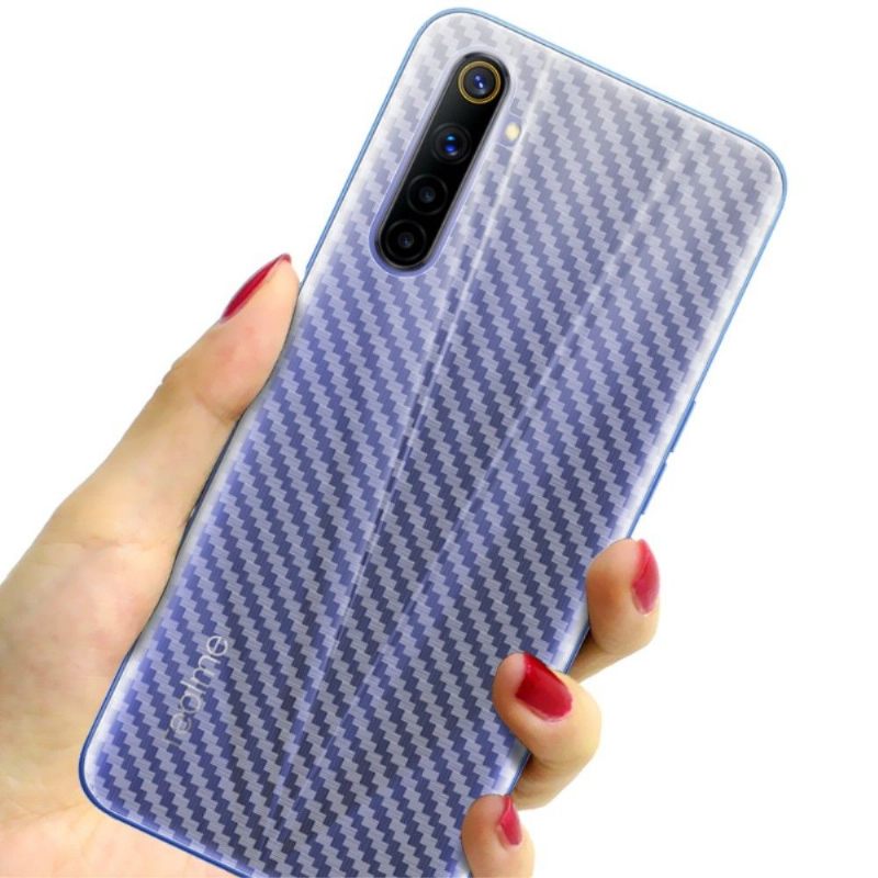Carbon Achterste Films Voor Realme 6 (2 Stuks)